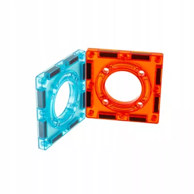 Klocki Magnetyczne 3D – 96 elementów do torów kulkowych i konstrukcji przestrzennych | Rozwój kreatywności, motoryki