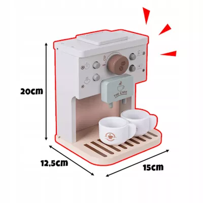 Drewniany Ekspres do Kawy dla Dzieci – zabawa w kawiarnię, rozwój motoryki i kreatywna edukacja