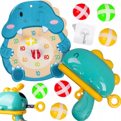 Gra Strzelający Dinozaur – zabawa zręcznościowa dla dzieci, rozwój refleksu i celności