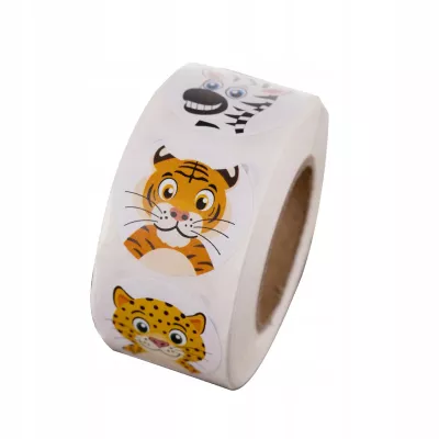 Naklejki motywacyjne dla dzieci 500 szt. – nagrody, rozwój, pozytywne zachowania