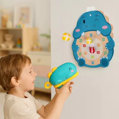 Gra Strzelający Dinozaur – zabawa zręcznościowa dla dzieci, rozwój refleksu i celności