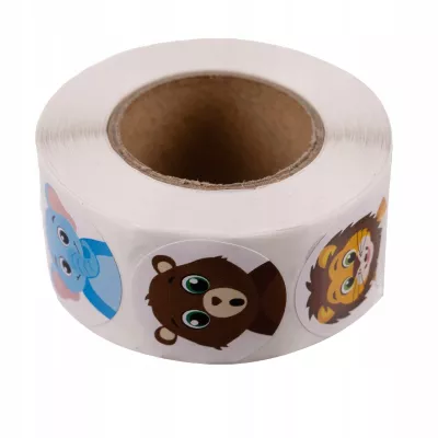 Naklejki motywacyjne dla dzieci 500 szt. – nagrody, rozwój, pozytywne zachowania