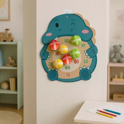 Gra Strzelający Dinozaur – zabawa zręcznościowa dla dzieci, rozwój refleksu i celności