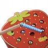 Drewniana gra zręcznościowa „Truskawka na magnes”  – edukacja, motoryka, koordynacja, kreatywność i zabawa dla przedszkolaków