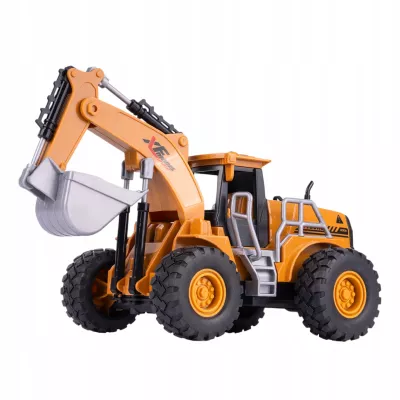 Koparka RC z dymem, światłami i dźwiękiem – Zdalnie sterowany pojazd budowlany 3+