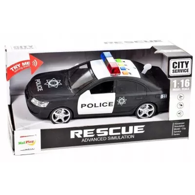 Radiowóz Policyjny 1:16 – Światła i Dźwięki | Zabawka 3+