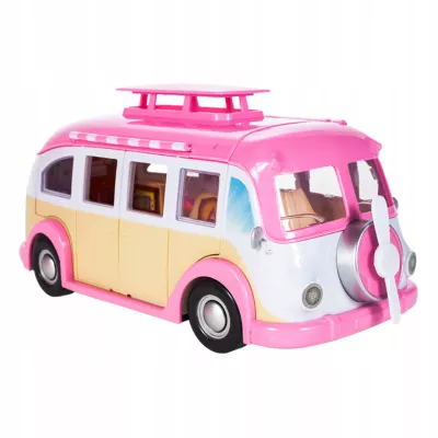 Kamper Lodziarnia dla Lalek 2w1 – ICE Cream Camper | Food Truck, Kawiarenka, Akcesoria | Kreatywna Zabawa 3+