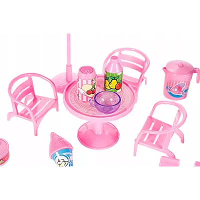 Kamper Lodziarnia dla Lalek 2w1 – ICE Cream Camper | Food Truck, Kawiarenka, Akcesoria | Kreatywna Zabawa 3+