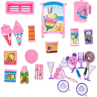 Kamper Lodziarnia dla Lalek 2w1 – ICE Cream Camper | Food Truck, Kawiarenka, Akcesoria | Kreatywna Zabawa 3+