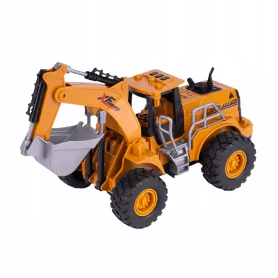 Koparka RC z dymem, światłami i dźwiękiem – Zdalnie sterowany pojazd budowlany 3+