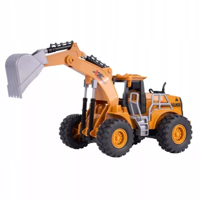 Koparka RC z dymem, światłami i dźwiękiem – Zdalnie sterowany pojazd budowlany 3+