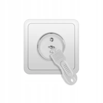 Zabezpieczenia Kontaktów dla Dzieci 15 szt. – Blokada Gniazdek z Kluczykiem, Bezpieczeństwo w Domu