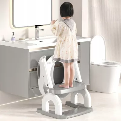 Nocnik i nakładka na sedes 2w1 dla dzieci składana antypoślizgowa regulacja