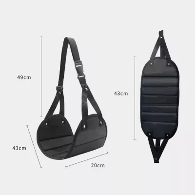 Ergonomiczny podnóżek podróżny samochodowy regulacja