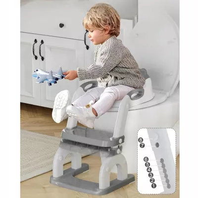 Nocnik i nakładka na sedes 2w1 dla dzieci składana antypoślizgowa regulacja