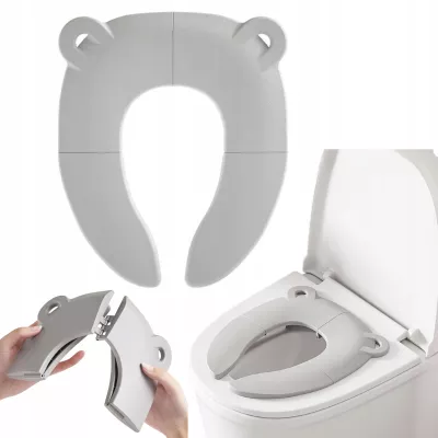 Składana nakładka podróżna turystyczna na sedes dla dzieci miś