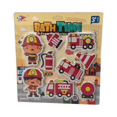 Grube piankowe strażackie naklejki do wanny do kąpieli straż pożarna