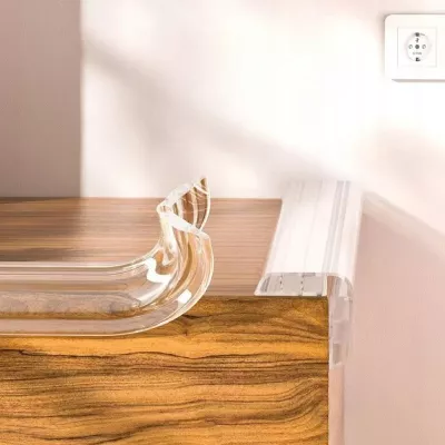 Taśma ochronna na krawędzie mebli - przezroczyste zabezpieczenie 3 m