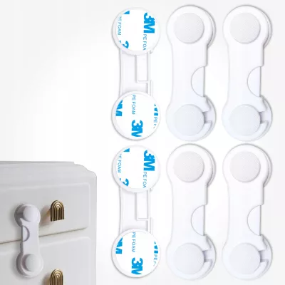 Blokady szafek i szuflad dla dzieci mocne zabezpieczenia 12 szt.