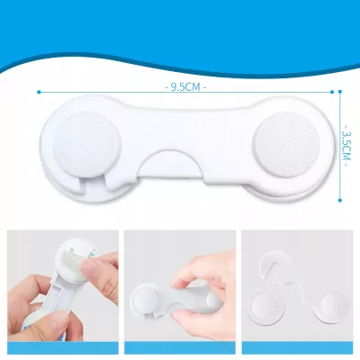 Blokady szafek i szuflad dla dzieci mocne zabezpieczenia 12 szt.