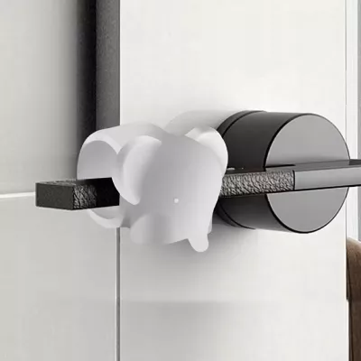 Silikonowa osłona na klamkę - anty uderzeniowy ochraniacz drzwi słonik