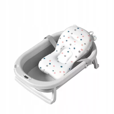 Składana wanienka z termometrem bezpieczna kąpiel + poduszka do kapieli