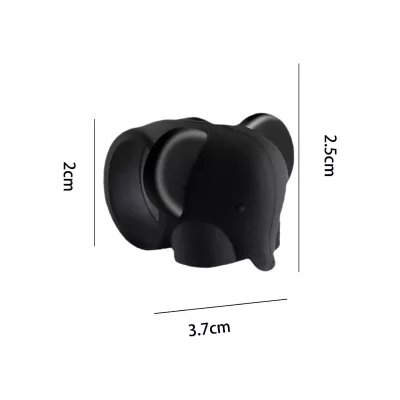 Silikonowa osłona na klamkę - anty uderzeniowy ochraniacz drzwi słonik