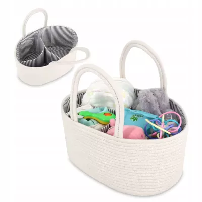 Organizer na pieluszki torba dla mamy niemowlaka kremowa na pieluchy