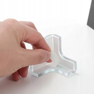 Narożniki ochronne na meble bezpieczne przezroczyste zabezpieczenia 10 szt