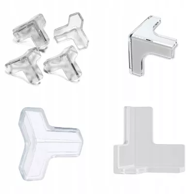 Narożniki ochronne na meble bezpieczne przezroczyste zabezpieczenia 10 szt