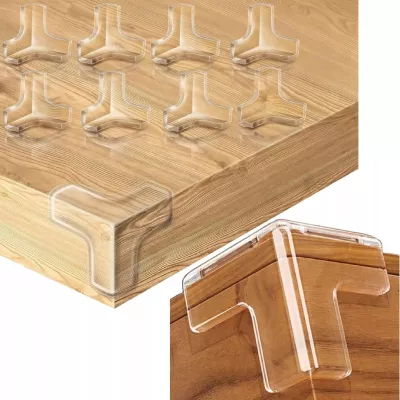 Narożniki ochronne na meble bezpieczne przezroczyste zabezpieczenia 10 szt