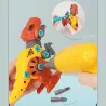 Zestaw Klocków konstrukcyjnych Dinozaury Wkrętarka na baterie i Śrubokręt