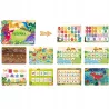 Książeczka Edukacyjna Dinozaury Puzzle Na Rzep Alfabet Kształty Montessori