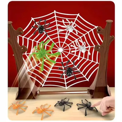 Skaczące Pająki Gra Zręcznościowa dla Dzieci Rodziny 16 Pająków 2-4 graczy