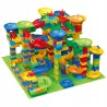 Tor Kulkowy Kulodrom Duży Labirynt Wyścigi Kulek 514 el. klocki