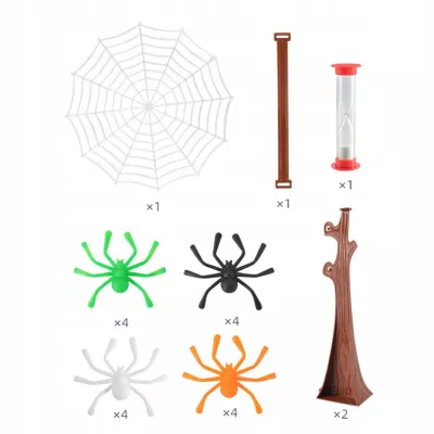 Skaczące Pająki Gra Zręcznościowa dla Dzieci Rodziny 16 Pająków 2-4 graczy