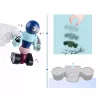 Klocki magnetyczne dla dzieci roboty 21 elementów kosmiczna zabawa