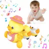 Interaktywna Kaczuszka z maluchami na magnes nauka raczkowania dla dzieci