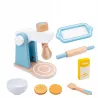 Drewniany Mikser Kuchenny dla Dzieci Akcesoria Zabawa w Gotowanie