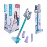 Odkurzacz dla Dzieci Pionowy + Stacja Zestaw do Sprzątania 3 Ssawki Dźwięki