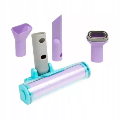 Odkurzacz dla Dzieci Pionowy + Stacja Zestaw do Sprzątania 3 Ssawki Dźwięki