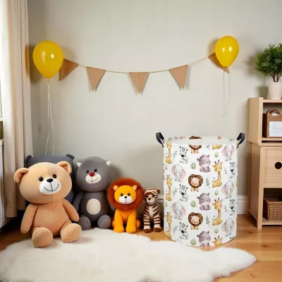 Kosz organizer na zabawki 40x50 cm dla dzieci do pokoju dziecięcego