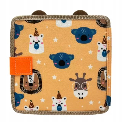 Książeczka edukacyjna Montessori z rzepami – filcowa 3D