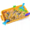 Piasek Kinetyczny dla dzieci Magiczny Plac Budowy 1,5 kg Maszyny Foremki 3+