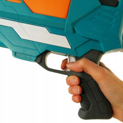 Duży Pistolet na Wodę z Podwójną Lufą 58 cm - Karabin Sikawka z Pompką Duży Pistolet na Wodę z Podwójną Lufą 58 cm - Karabin Sikawka z Pompką