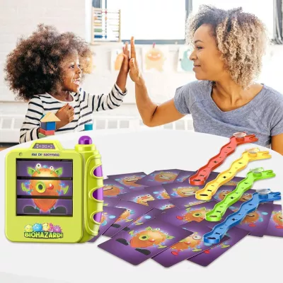 Gra zręcznościowa złap potwora dla dzieci rodzinna zabawa znajdź potwora