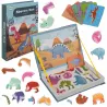 Układanka magnetyczna Montessori dinozaury puzzle magnetyczne dla dzieci