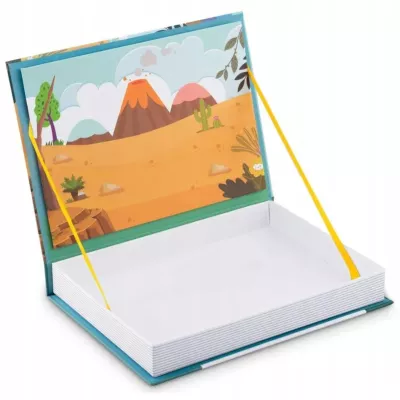 Układanka magnetyczna Montessori dinozaury puzzle magnetyczne dla dzieci