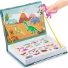Układanka magnetyczna Montessori dinozaury puzzle magnetyczne dla dzieci