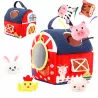 Zestaw Montessori 7w1 Farma Sensoryczna Domek 6-12 m+ dla dzieci